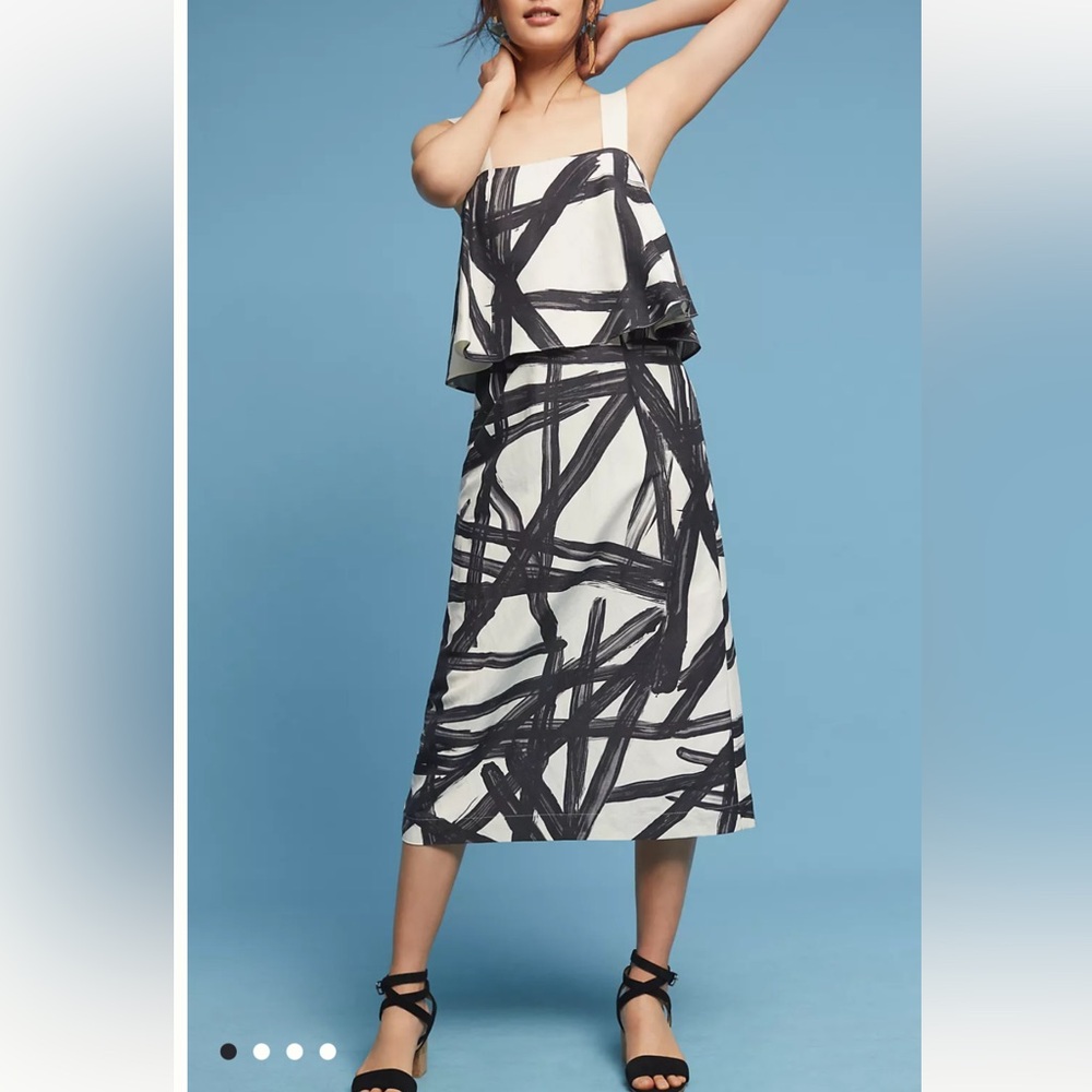 ANTHROPOLOGIE WHIT "BROADWAY"  MIDI DRESS       Womens Sz. 2